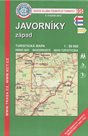 Javorníky - západ - mapa KČT č.95 - 1:50t