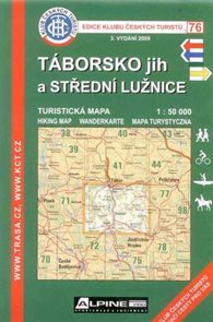 Táborsko - jih a střední Lužnice - mapa KČT č.76 - 1:50t