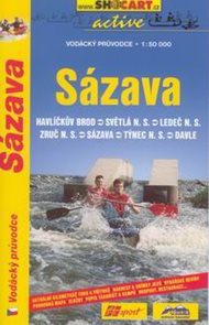 Sázava - vodácký průvodce SHOCart - 1:50 000