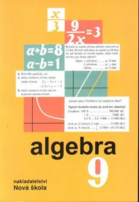 Algebra 9.r. učebnice