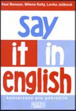 Say it in English - kniha (3.vydání)