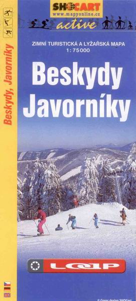 Beskydy, Javorníky - zimní turistická a lyžařská mapa - 1:75 000, Sleva 17%
