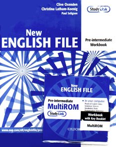 New English File pre-intermediate Workbook with key + CD