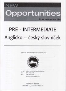 New Opportunities Pre-intermediate anglicko-český slovníček