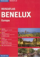 Benelux 1: 300 000 Evropa 1: 4 000 000 - cestovní atlas - A4