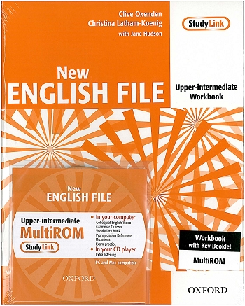 New English File Upper-intermediate Workbook with Key Booklet + MultiROM - Oxenden C., Latham-Koenig Ch., HUdson J. - A4, sešitová