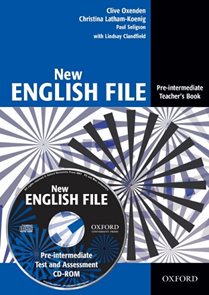 New English File pre-intermediate Teachers Book + CD-ROM