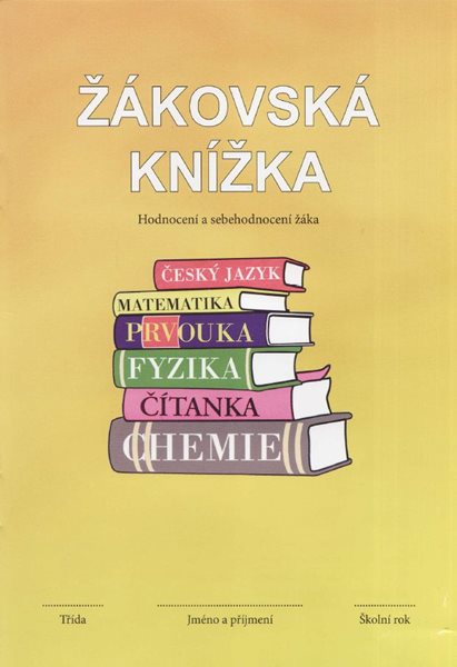 Levně Žákovská knížka /žlutá/ - Hodnocení a sebehodnocení žáka / Albra/ - A5, brožovaná
