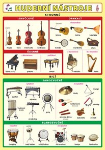 Hudební nástroje - lamino A5