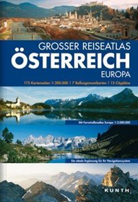 Rakousko, Jižní Tyrolsko - autoatlas Kunth - 1:215 000