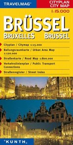 Brusel - mapa Kunth - 1:15 000t.
