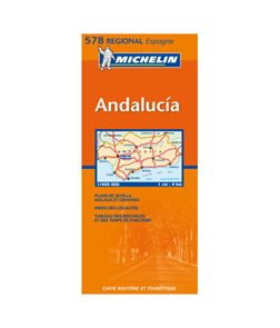 Španělsko - Andalucía /Andalusie/ - mapa Michelin č.578 1:400 000