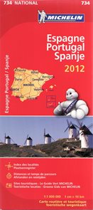Španělsko, Portugalsko - mapa Michelin č.734 - 1:1 000 000