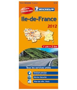 Francie - Ile-de-France - mapa Michelin č.514 - 1:200 000