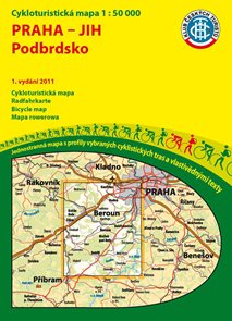 Praha - jih - Podbrdsko - cyklomapa Klub českých turistů 1:50 000 - 1. vydání 2011