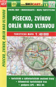Písecko, Zvíkov, Orlík nad Vltavou -  mapa SHOCart č.437 - 1:40 000