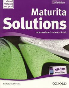 Maturita Solutions Intermediate Students Book CZ, 2. edice