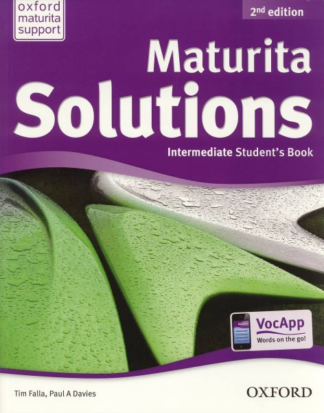 Maturita Solutions Intermediate Students Book CZ, 2. edice - Tim Falla, P. A. Davies - 222 x 275 x 8 mm