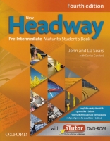 New Headway Pre-Intermediate Maturita SB + iTUTOR DVD- Rom CZ, 4. edice