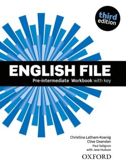 English File Pre-intermediate third edition Worbook with key - Latham-Koenig Ch., Oxenden C. - A4, brožovaná