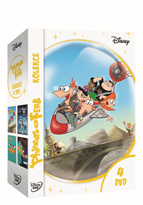 Phineas a Ferb kolekce 1.-4. 4 DVD