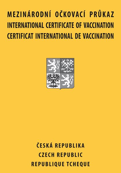 Mezinárodní očkovací průkaz - sešit 87×125 mm, 20 str.