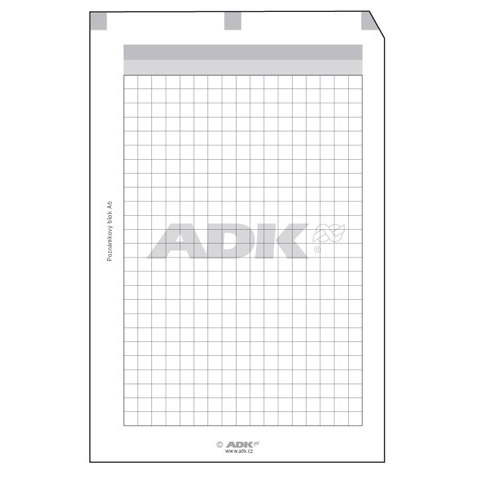 ADK Poznámkový blok A5 děrovaný (50 listů) - A5