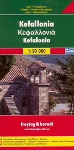 Řecko - Kefalonia, Ithaka - mapa Freytag&amp;Berndt - 1:50t
