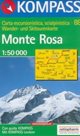 Monte Rosa - mapa Kompass č.88 - 1:50t /Itálie,Švýcarsko/