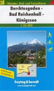 Berchtesgaden, Bad Reichenhall, Knigssee - mapa WKd5 - 1:25t /Německo,Rakousko/