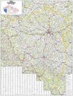 Kraj - Plzeňský -ZES- 1:140 000 - nástěnná mapa