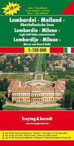 Itálie - Lombardie - mapa Freytag v měřítku 1:150t