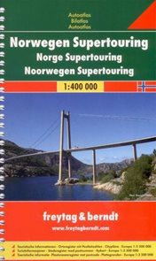 Norsko - autoatlas Freytag - 1:400 000