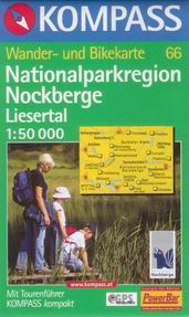Nockberge, Liesertal - mapa Kompass č.66 - 1:50t /Rakousko/