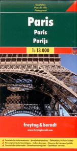 Paříž - plán Freytag - 1:13 000 /Francie/