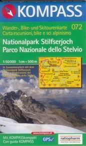 National Park Stilfserjoch - mapa Kompass č.072 - 1:50t /Švýcarsko,Itálie/