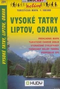 Vysok&#233; Tatry, Liptov, Orava - mapa SHc231 - 1:100t /Slovensko/