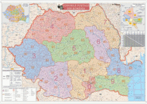 Spedičn&#237; - Rumunsko - n&#225;stěnn&#225; mapa - 1:800 000 /Stiefel/