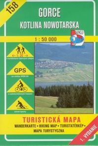 Gorce, Kotlina Nowotarska - mapa VKÚ č.158 - 1:50 000 /Slovensko/