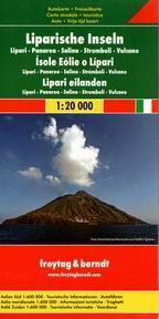 Itálie - Liparské ostrovy - mapa Freytag - 1:20 000