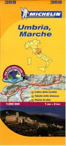 Itálie - Umbria, Marche - mapa Michlein č.359 - 1:200 000