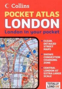 Londýn - pocket atlas - Collins - 1:12 500/1:20 000 /Velká Británie/