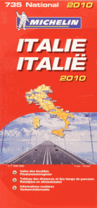 Itálie - mapa Michelin č.735 - 1:1 000 000