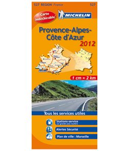 Francie - Provence-Alpes, Cote dAzur - mapa Michelin - 1:200 000