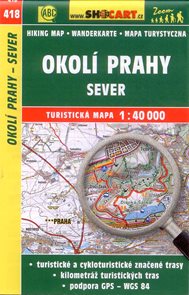 Okolí Prahy - sever - mapa SHOCart č.418 - 1:40 000
