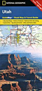 Utah - mapa National Geographic
