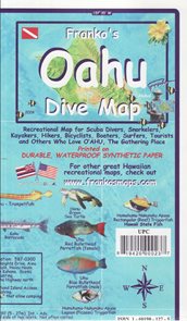 Oahu Dive Franko´s map