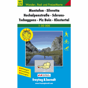 Montafon Silvretta Hochalpenst mapa 1 : 50 000