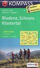 Mapa Bludenz, Schruns, Klostertal Kompass 1: 50 tis.