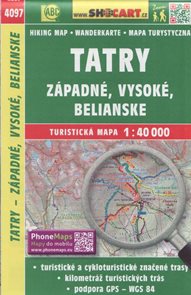 Tatry Západné, Vysoké, Belianské 1:40 000